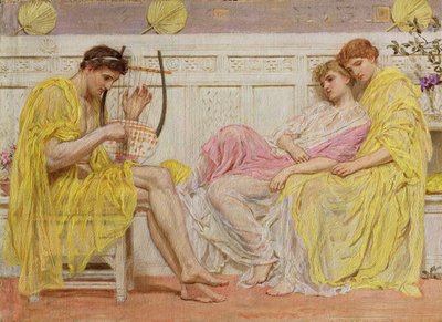 A Musician, c.1867 by Albert Joseph Moore